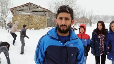 beden egitimi - Yatılı ortaokul öğrencileri kayak öğreniyor - SAMSUN  Videosu