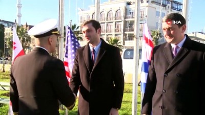 tatbikat -  - ABD Savaş Gemisi Batum'a Demir Attı Videosu