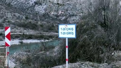 Artvin'de tünel çalışmasında kaza