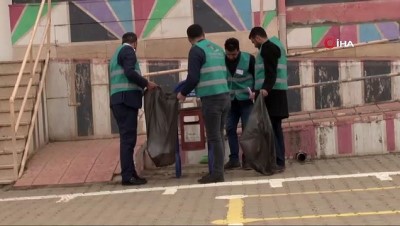 bassavci -  - Mardin’de okullardaki tadilat ve boya işlerini yükümlüler yapıyor  Videosu