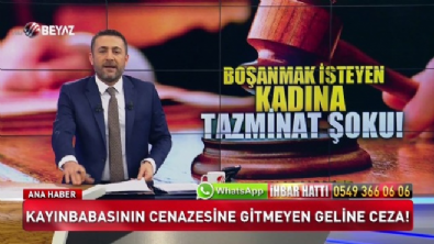 Boşanmak isteyen kadına tazminat şoku