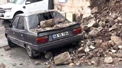 istinat duvari - Sağanak sonrası göçükler meydana geldi - MUĞLA  Videosu