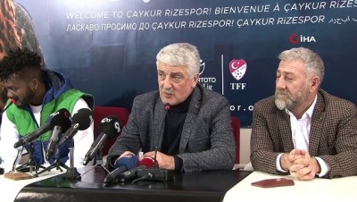 imza toreni - Çaykur Rizespor'da tanıtım toplantısı Videosu