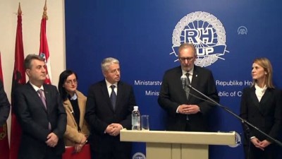 siginma - Hırvatistan'da yasa dışı göç toplantısı - ZAGREB Videosu