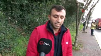  Avcılar'da meşrubat yüklü bir kamyon devrildi 