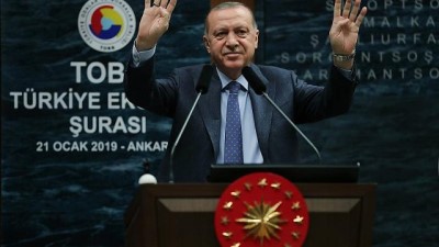 karikatur - Erdoğan: Faiz ve enflasyon düşmüş. Ama markette hala sebze meyve fiyatı düşmüyor  Videosu