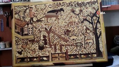  Hayallerini ahşaba işliyor 