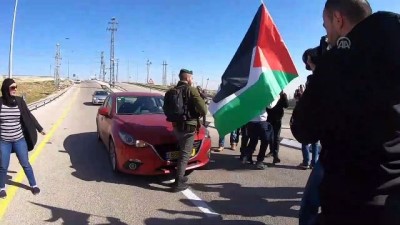 ibrani - İsrail güçlerinden 'ırkçı yol' protestosuna müdahale - RAMALLAH  Videosu