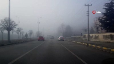  Karabük’te yoğun sis 