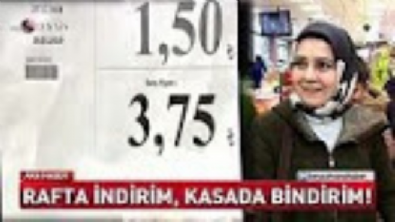 Rafta indirim kasada bindirim