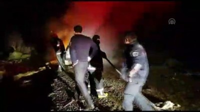 kavakli - Adıyaman'da araç yangını Videosu