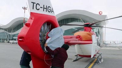 helikopter -  Sivas’ta Ambulans helikopteri hizmete girdi Videosu