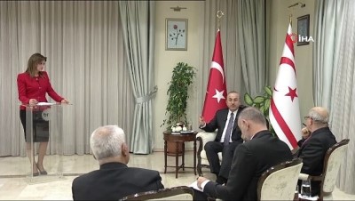 canli yayin -  -Bakan Çavuşoğlu KKTC basını ile bir araya geldi Videosu