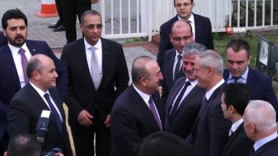  - Bakan Çavuşoğlu, KKTC Meclis Başkanı Uluçay ile görüştü