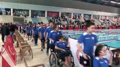 milli sporcular - Bedensel Engelliler Yüzme Türkiye Şampiyonası başladı - AKSARAY Videosu