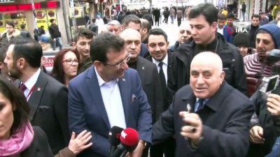 taksi soforleri -  CHP’nin İstanbul Adayı İmamoğlu’ndan Bahçelievler esnafına ziyaret Videosu