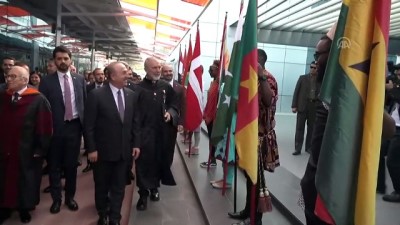 fahri doktora - Dışişleri Bakanı Çavuşoğlu'na KKTC'de fahri doktora veridi - GİRNE  Videosu