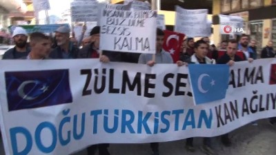 politika -  Rize'de Doğu Türkistan protestosu Videosu