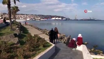 yagmurlu -  Samsun'da yalancı bahar...Kış ayında hava sıcaklığı 18 dereceyi gördü Videosu