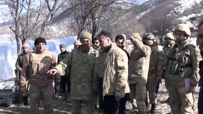 kar kalinligi - 'Son terörist temizleninceye kadar mücadele devam edecek' - BİTLİS  Videosu