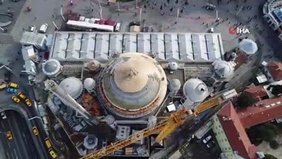gezi parki -  Taksim Camii ve Topçu Kışlası alanı havadan görüntülendi  Videosu