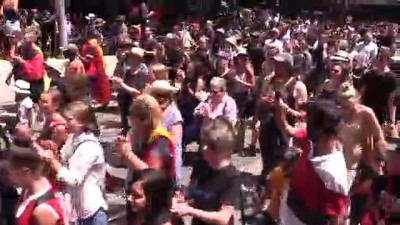 ingilizler - 'Avustralya Günü' protesto edildi - MELBOURNE  Videosu