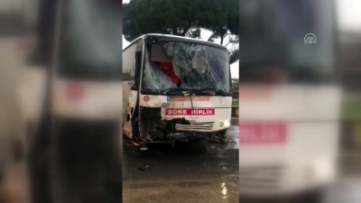 yolcu minibus - İki minibüs çarpıştı: 7 yaralı - AYDIN Videosu