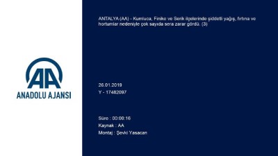 tarim iscisi - Kumluca'da hortum anı (3) - ANTALYA  Videosu