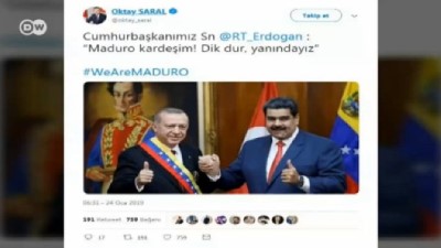 Türkiye'den gelen Maduro desteği Venezuelalıları şok etti 