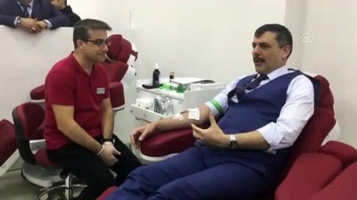 Vali Çiftçi'den kan bağışı kampanyasına destek - ÇORUM 