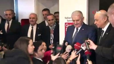 Binali Yıldırım ve Devlet Bahçeli'den görüşme sonrası açıklama 