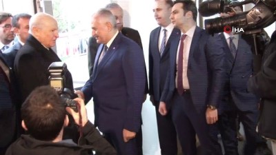  MHP Lideri Devlet Bahçeli, TBMM Başkanı Binali Yıldırım’ı ziyaret ediyor 