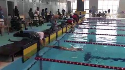 milli sporcular - Türkiye Bedensel Engelliler Yüzme Şampiyonası - AKSARAY Videosu