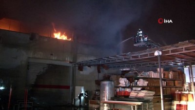  Fabrika yangını kontrol altına alındı