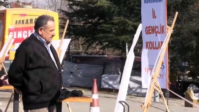 AK Partili gençlerden 'One minute' eylemi - ANKARA 