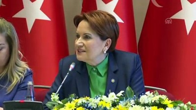 Akşener: 'HDP ile haşır neşirlik iktidar ve ortağı partisiyle daha yakın oluyor' - ANKARA 