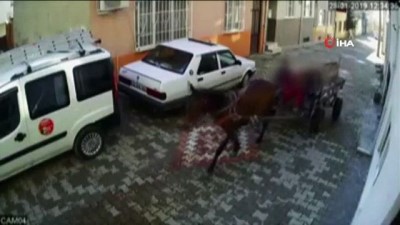 aluminyum -  At arabalı çocuk hırsızlar kamerada  Videosu