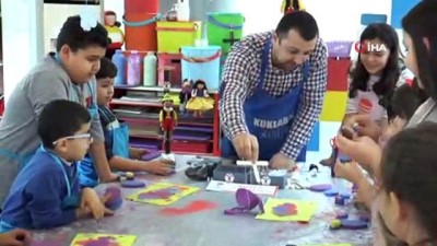 okul tatil -  Tatili fırsat bilen çocuklar kendi oyuncaklarını yapıyor Videosu