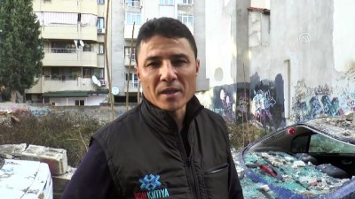 Bahçe duvarı araçların üzerine yıkıldı - Araç sahipleriyle röportaj - DENİZLİ 