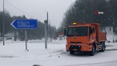 kar yagisi -  Bolu Dağı’nda kar yağışı devam ediyor  Videosu