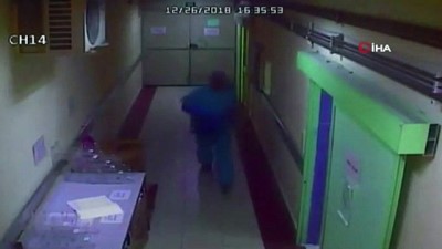  Fatih'te bir hastanenin eczanesinden tıbbi malzemeleri böyle çaldılar 