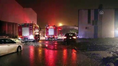 Hatay'da fabrika yangını 