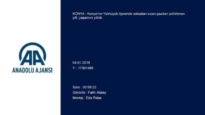 Karbonmonoksit zehirlenmesi: 2 ölü - KONYA 