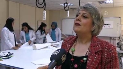 meslek lisesi - Kız öğrenciler bez ve karton torba üretimine başladı - ŞANLIURFA  Videosu