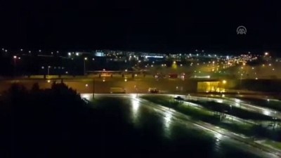 Konya'da tramvayda yangın çıktı 