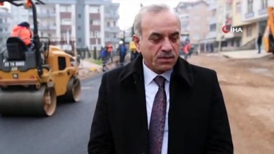  Ordu’da caddeler asfaltlanıyor 