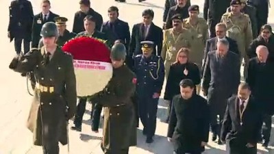 hukumet - Pakistan Başbakanı Han Anıtkabir'de - ANKARA  Videosu