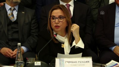 Pekcan: 'Ülkemiz dış ticaret alanında bir önceki yıl 71. sırada yer alırken bu yılki raporda 42. sıraya gelmiştir' - ANKARA 