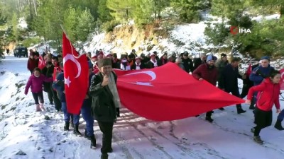  Sarıkamış ruhunu karda 1793 rakıma yürüyerek yaşattılar 