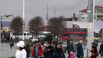  Taksim’in siluetine Çamlıca kulesi 